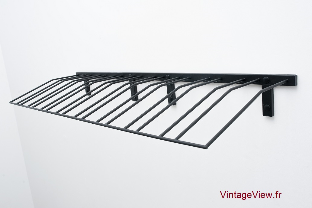 Présentoir à bouteilles WSPR-K noir mat