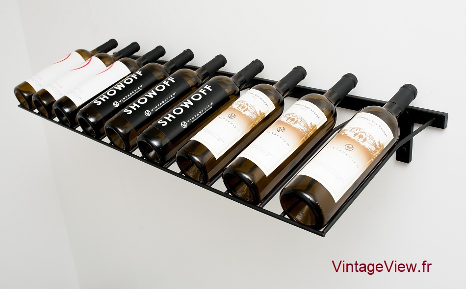 Supports daffichage multifonctionnels en métal de vin de bouteille une étagère de support de support Porte-bouteilles 
