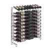 Island Display Rack Freestanding Retail Metal Wine Rack