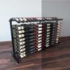 Island Display Rack Freestanding Retail Metal Wine Rack