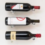 Vino Pins acrylique 3 bouteilles de vin