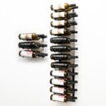W Series 5, 30-bottle wine rack kit in Brushed Nickel Finish