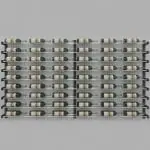 Evolution Series Wine Wall 45” with Extension Kit (54 bottles) with Chrome Wine Rods