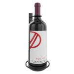 W Series Perch: 1 Bottle Vertical Metal Wine Rack