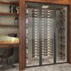 Evolution Wine Wall and W Series Perch wall mounted wine racs