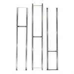 W Series Wine Rack Frame 12 in Chrome finish