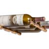 Vino Pins 3 Bottle Wine Rack Kit in Golden Bronze