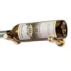 Vino Pins 1 Bottle Wine Rack in Golden Bronze finish