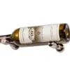 Vino Pins 1 bottle wine rack with drywall Collars in Gunmetal finish