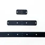 Vino Rails Mounting Plates (all sizes) in Matte Black finish