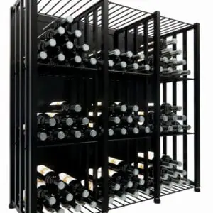 Système de rangement en métal noir