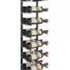 Tiges à bouteilles de vin en métal Vino Pins Flex noir mat et aluminium