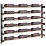 Evolution Wine Wall wall mounted metal wine rack system