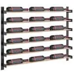 Evolution Wine Wall wall mounted metal wine rack system