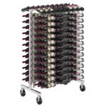 Island Display Rack 4 Freestanding Retail Metal Wine Rack