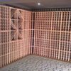 Casiers à bouteilles de vin en acajou 8 colonnes (64 à 96 bouteilles) – Image 5
