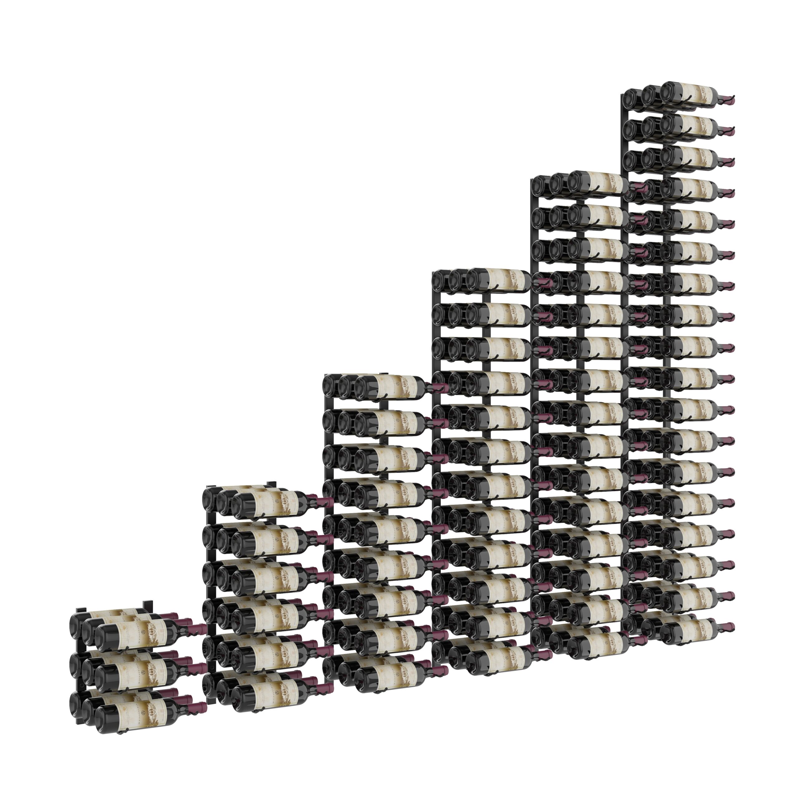 Kit supports à bouteilles sous escalier – Série W (63 à 189 bouteilles) – Image 7