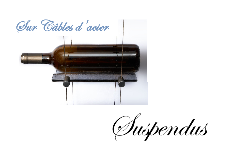 Supports à bouteilles suspendus